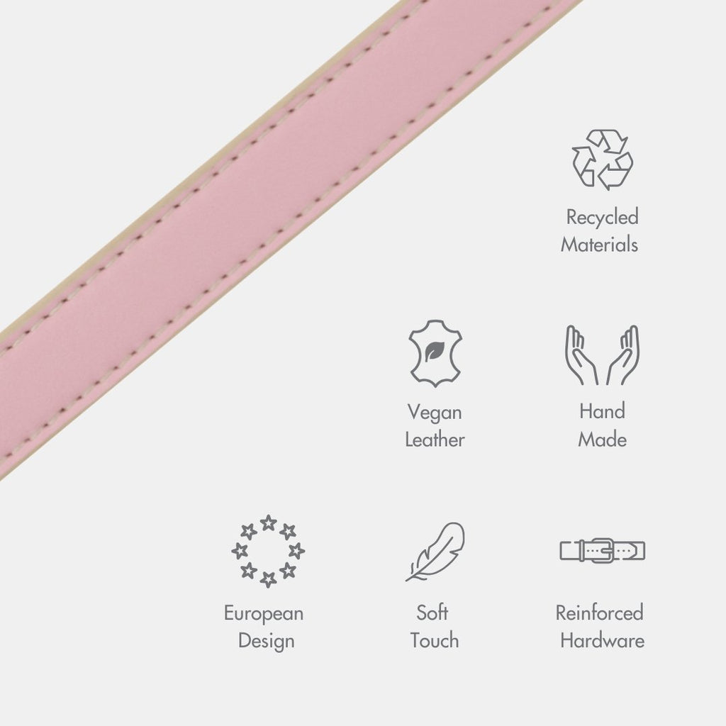 AirTag-Enabled Dog Collar | Vegan Leather | 3 Colors & 4 Sizes | Stella & Bone - Stella & Bone
