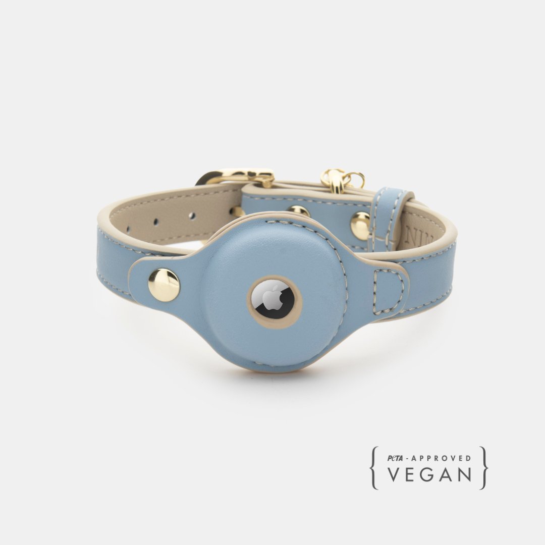 AirTag-Enabled Dog Collar | Vegan Leather | 3 Colors & 4 Sizes | Stella & Bone - Stella & Bone
