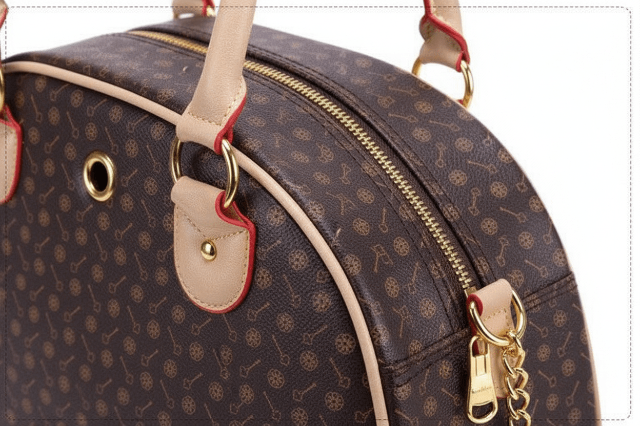 Luxury Leather Pet Travel Tote | Dogs & Cats | Stella & Bone - Stella & Bone