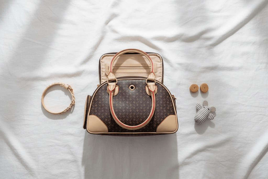 Luxury Leather Pet Travel Tote | Dogs & Cats | Stella & Bone - Stella & Bone