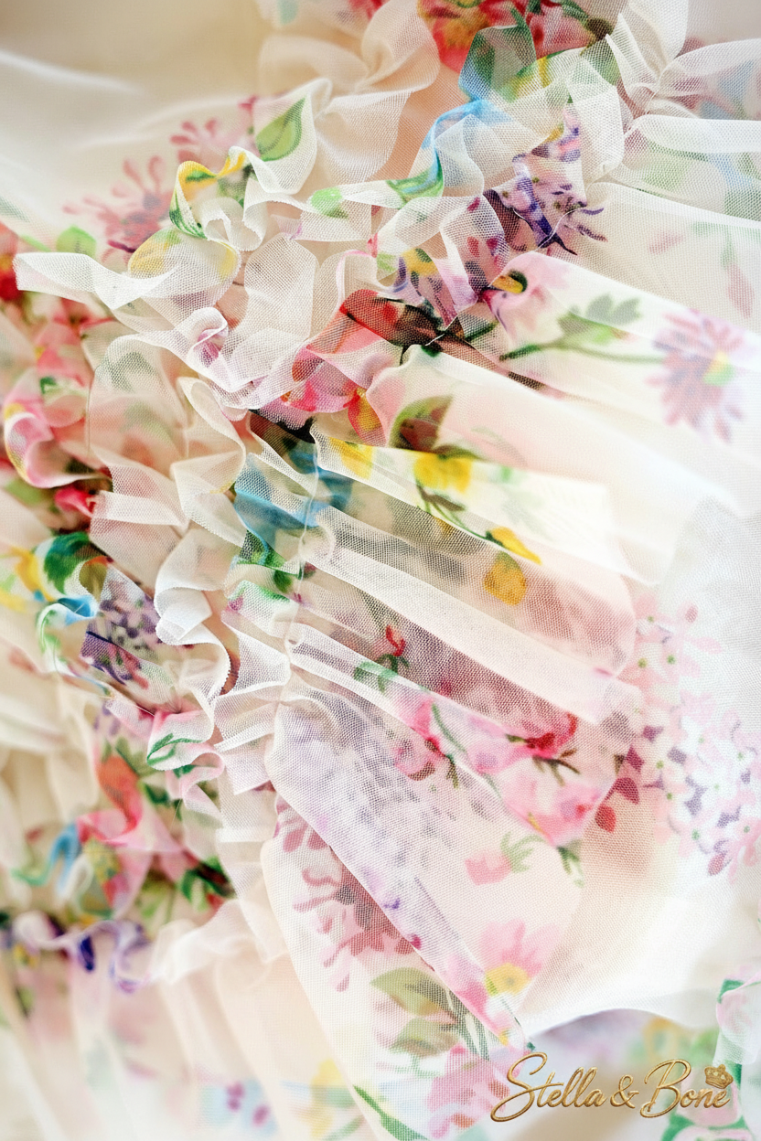 La Jardinière | Blush Floral Couture Gown | Dogs | Stella & Bone