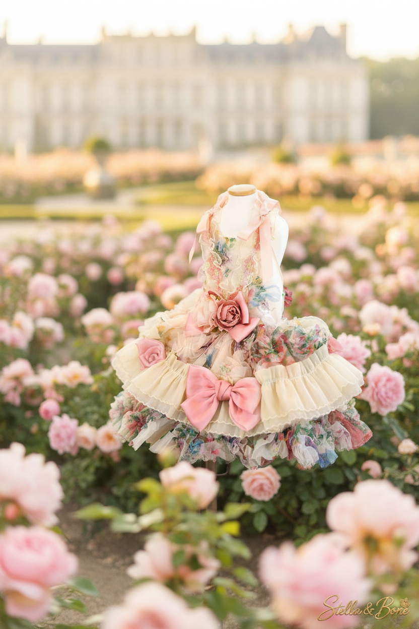 La Jardinière | Blush Floral Couture Gown | Dogs | Stella & Bone