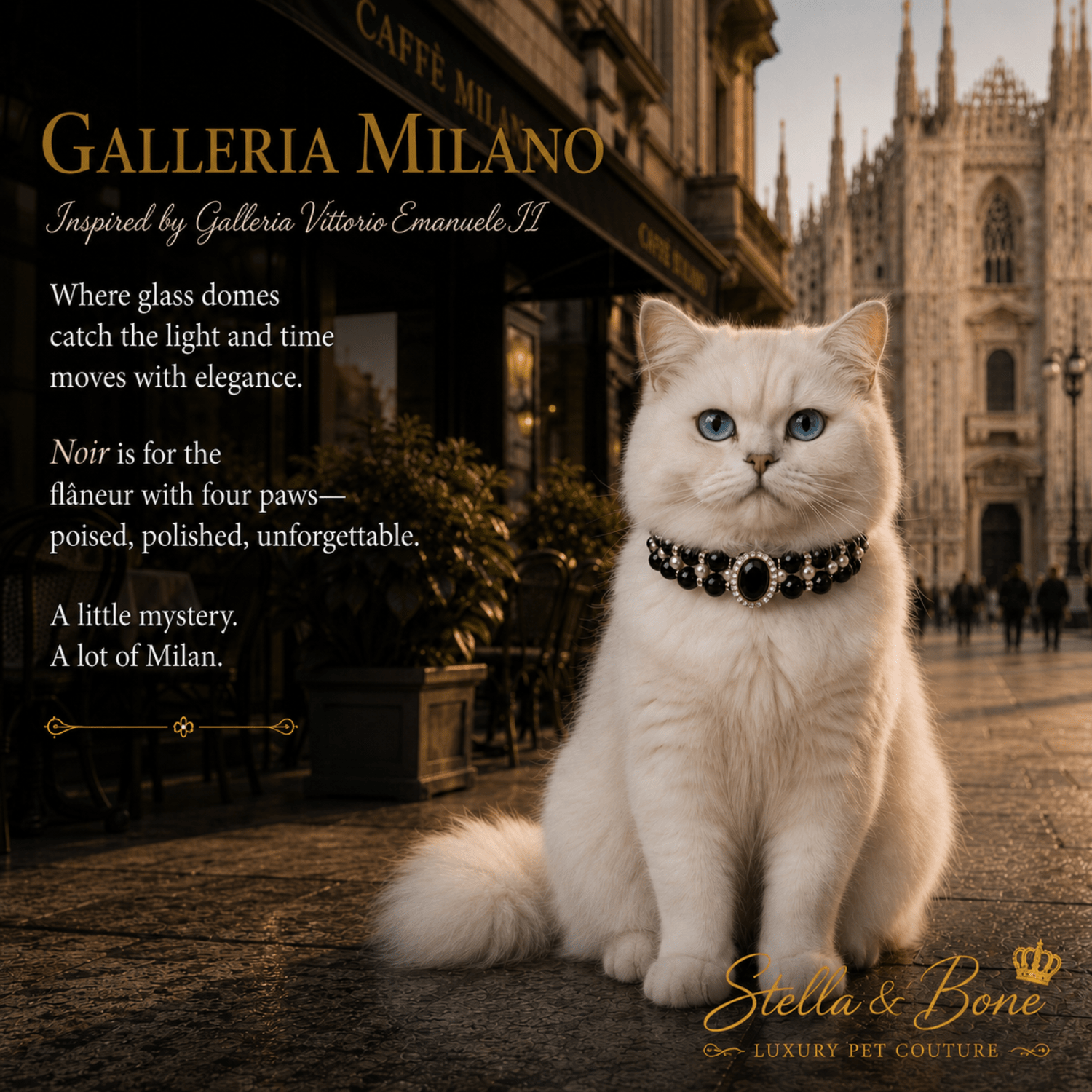 Galleria Milano | Pearl Crown Collar | Dogs & Cats | Stella & Bone