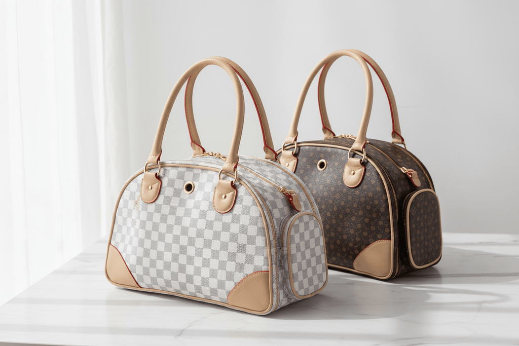 Luxury Leather Pet Travel Tote | Dogs & Cats | Stella & Bone - Stella & Bone