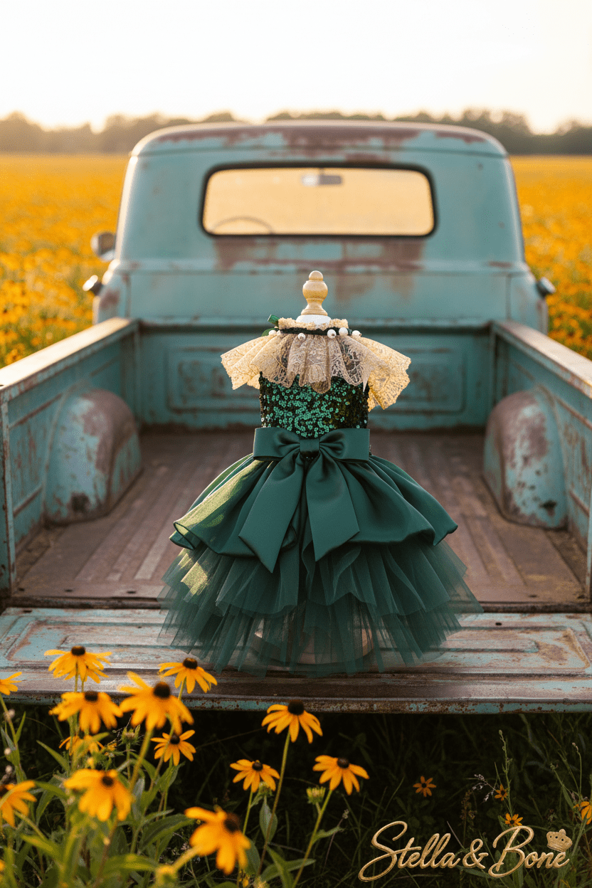 Emerald Pearl Garden Dress | Dogs & Cats | Stella & Bone
