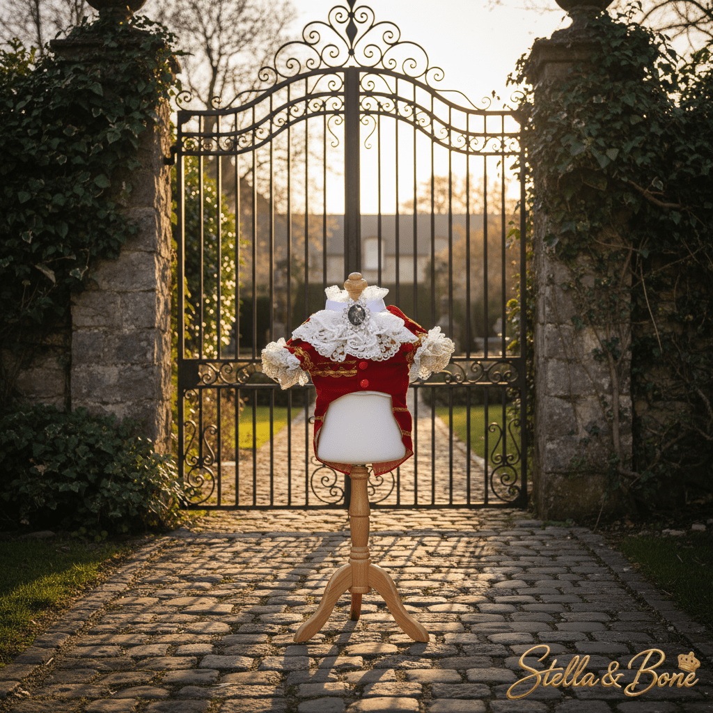 Le Roi Rouge | Versailles Velvet Dog Coat | Stella & Bone