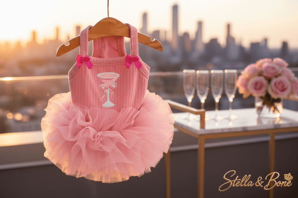 The Martini Blush Dress | Satin Tutu | Dogs | Stella & Bone