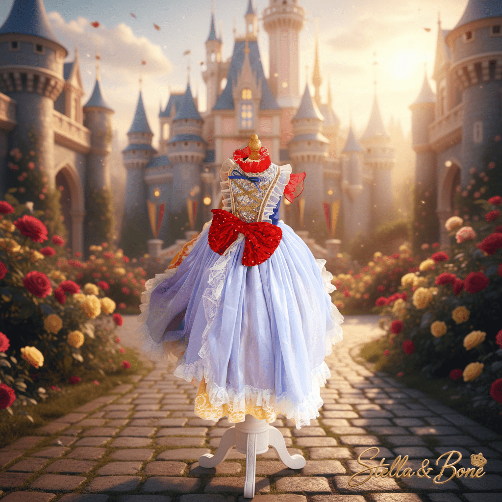 La Princesse Neige | Snow White Inspired Dog Ball Gown | Stella & Bone