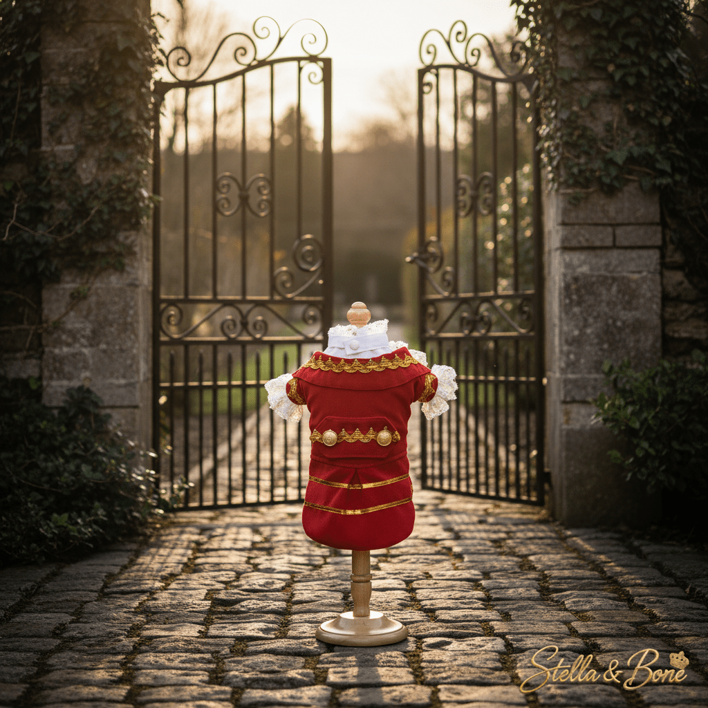 Le Roi Rouge | Versailles Velvet Dog Coat | Stella & Bone