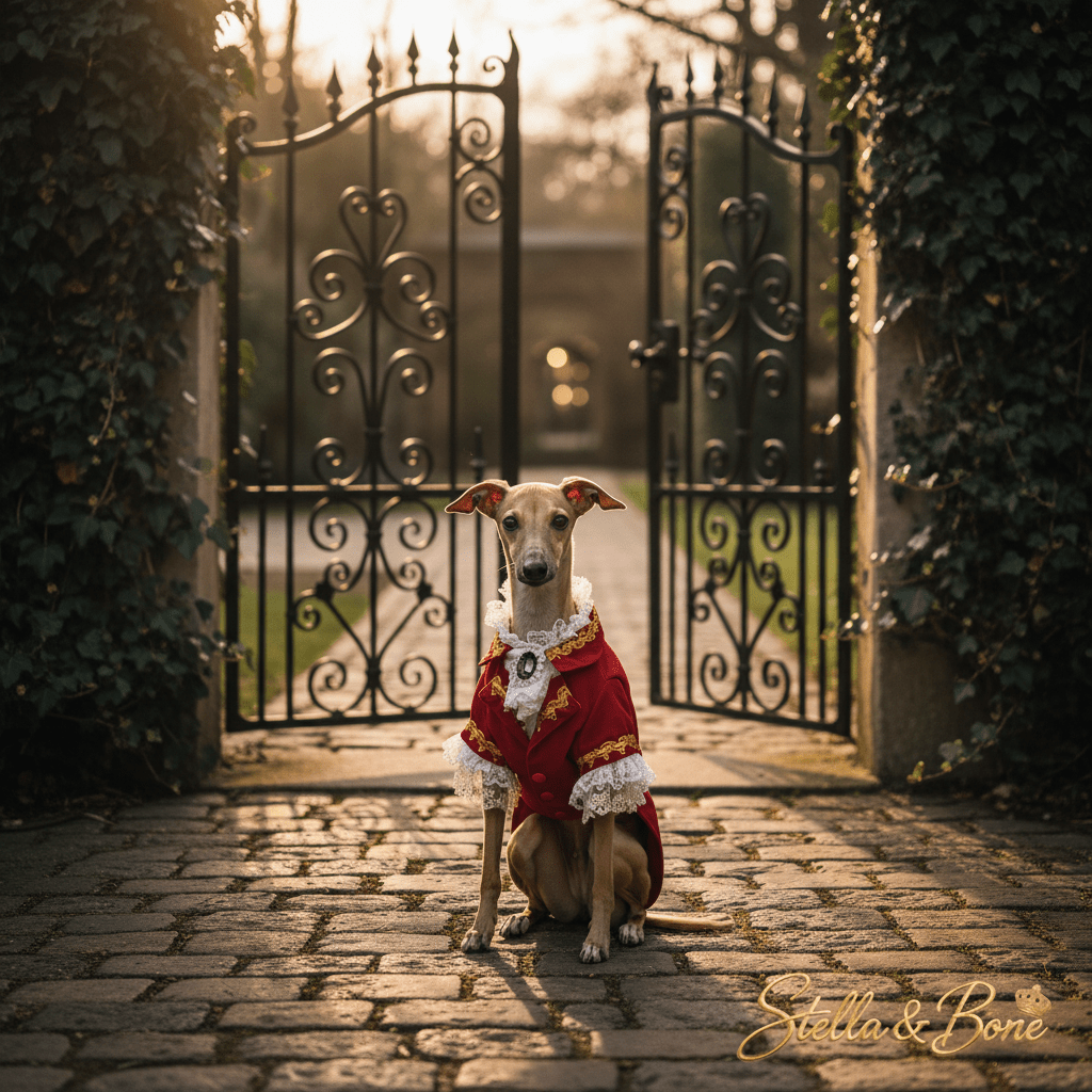 Le Roi Rouge | Versailles Velvet Dog Coat | Stella & Bone