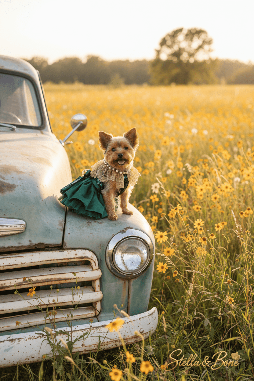 Emerald Pearl Garden Dress | Dogs & Cats | Stella & Bone