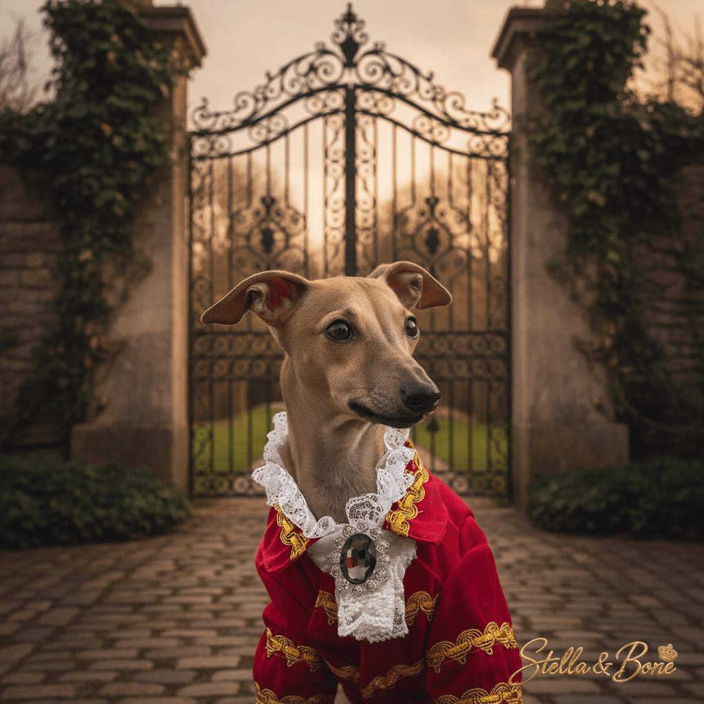 Le Roi Rouge | Versailles Velvet Dog Coat | Stella & Bone