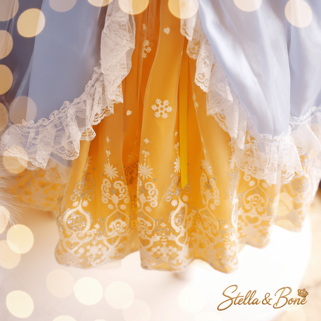 La Princesse Neige | Snow White Inspired Dog Ball Gown | Stella & Bone