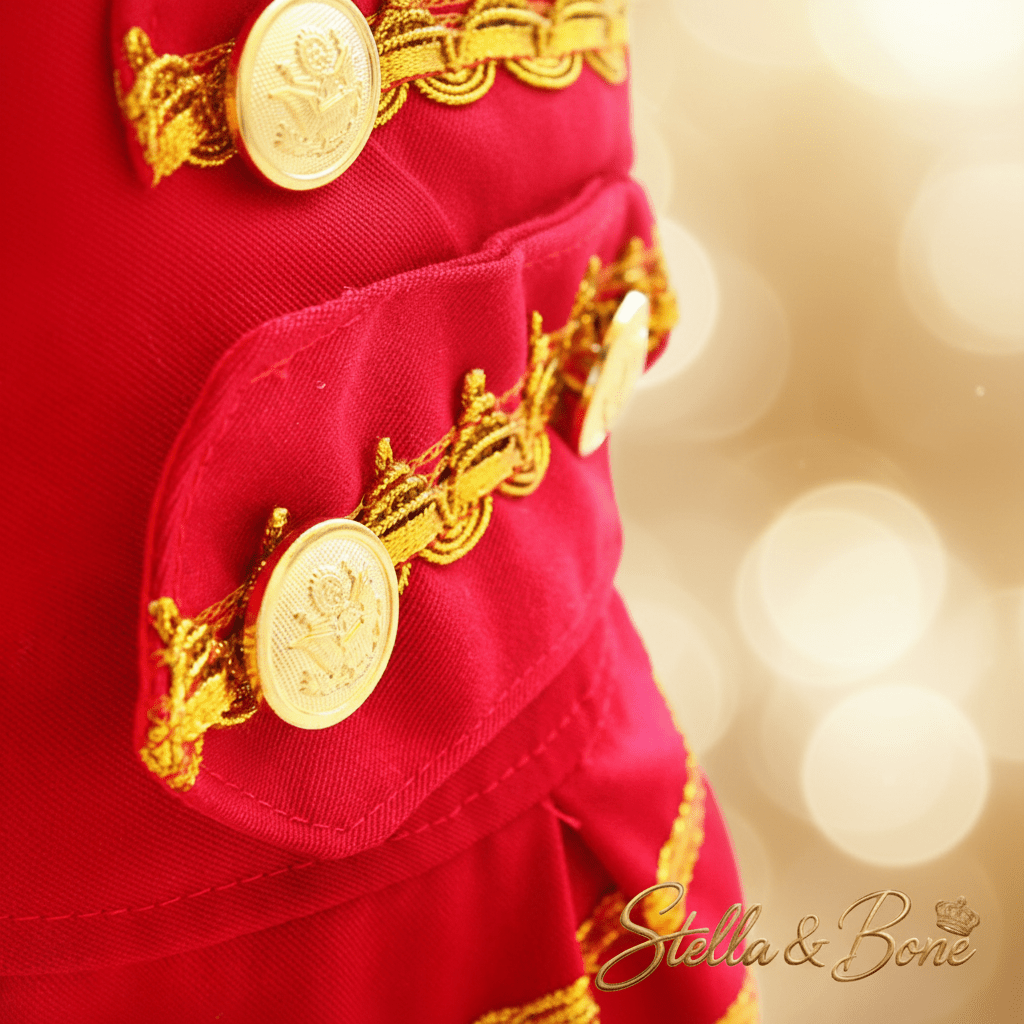 Le Roi Rouge | Versailles Velvet Dog Coat | Stella & Bone
