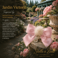 Jardin Victoria, Rhinestone Bunny & Mink Pom Bow Barrette for dogs and cats. Perfect for Bunny Bunny day, photoshoots