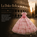 La Dolce Bella | Pink Floral Tulle Dog Gown | Stella & Bone