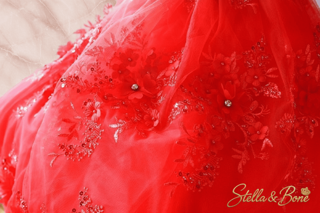 La Rouge | Ruby Crystal Couture Dog Gown | Stella & Bone