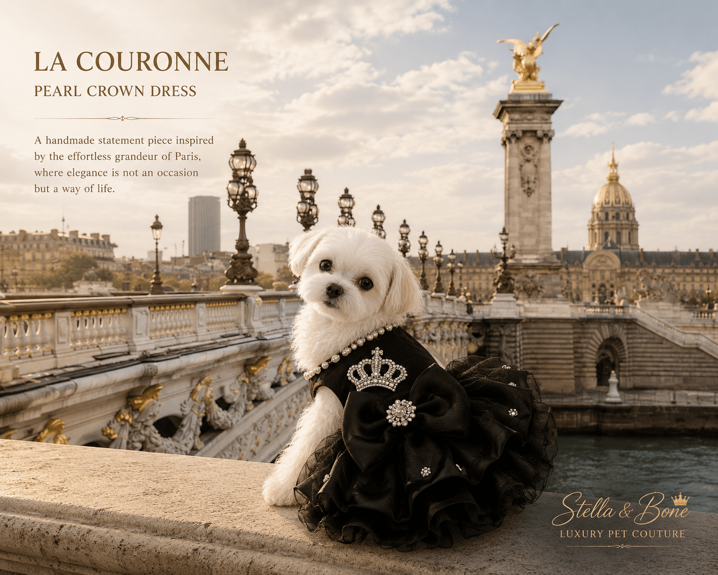 La Couronne | Pearl Crown Dress | Dogs & Cats | Stella & Bone