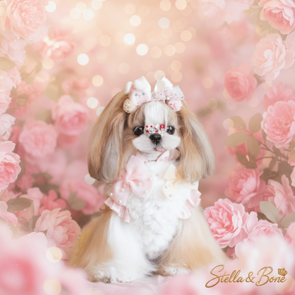 La Perle | Pearl Rose Dog Gown | Stella & Bone