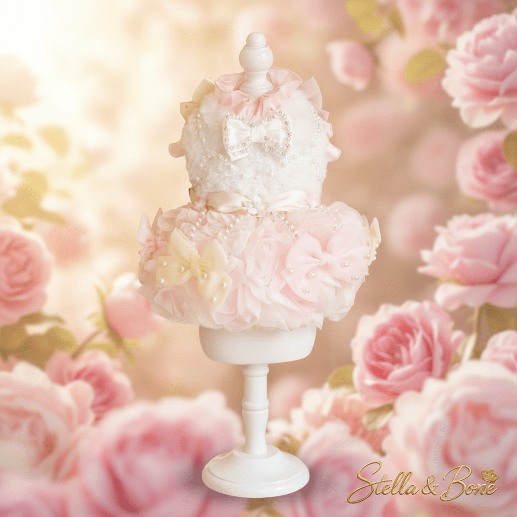 La Perle | Pearl Rose Dog Gown | Stella & Bone