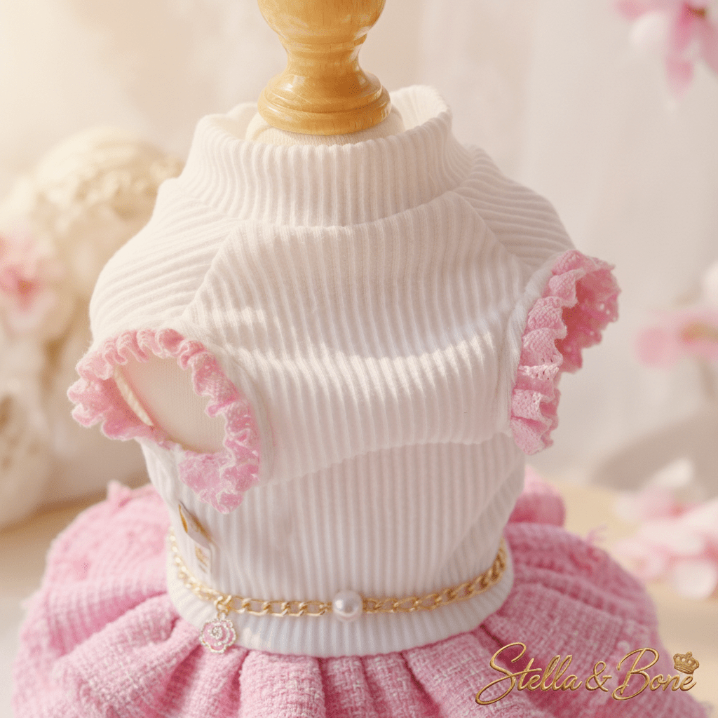 Parisian Pink Tweed Skirt Set | Dogs & Cats | Stella & Bone