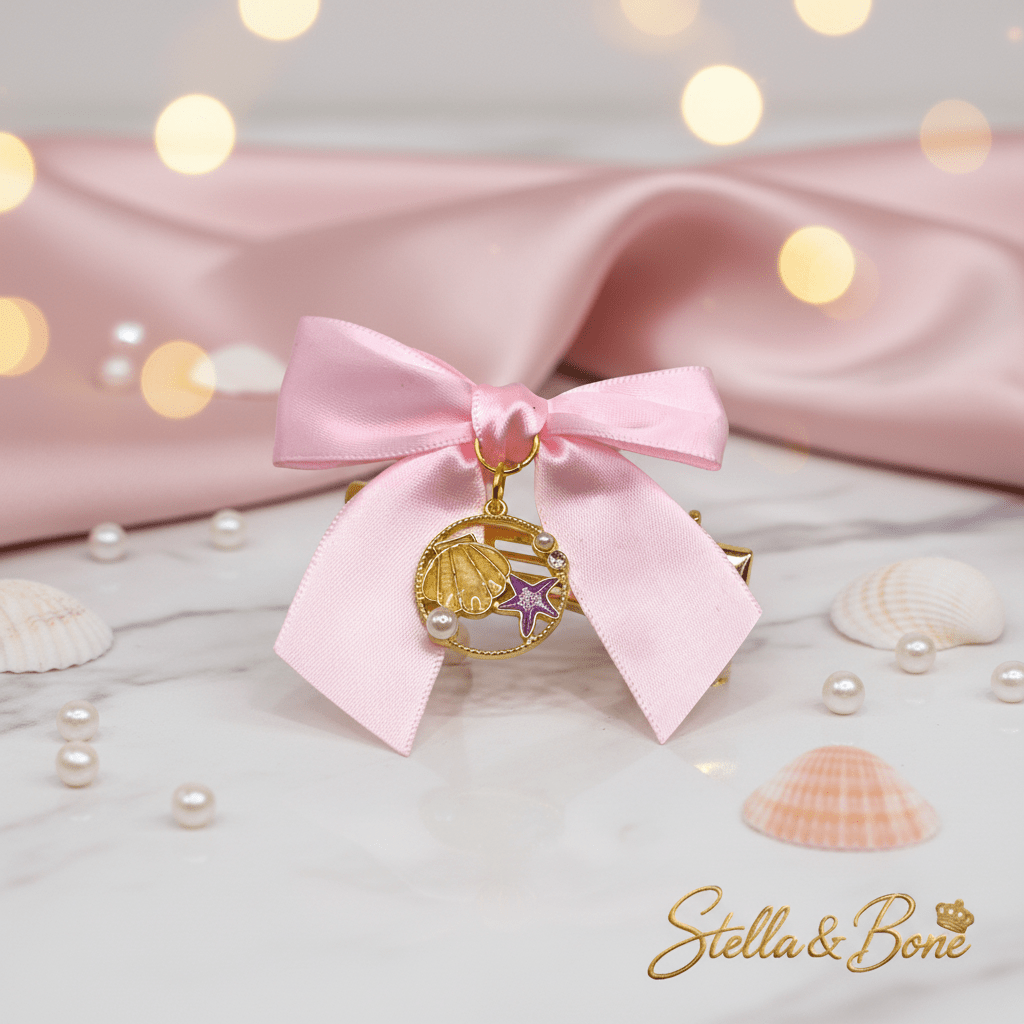 Sea Breeze Satin Dog Hair Accessories | Coastal Couture | Stella & Bone
