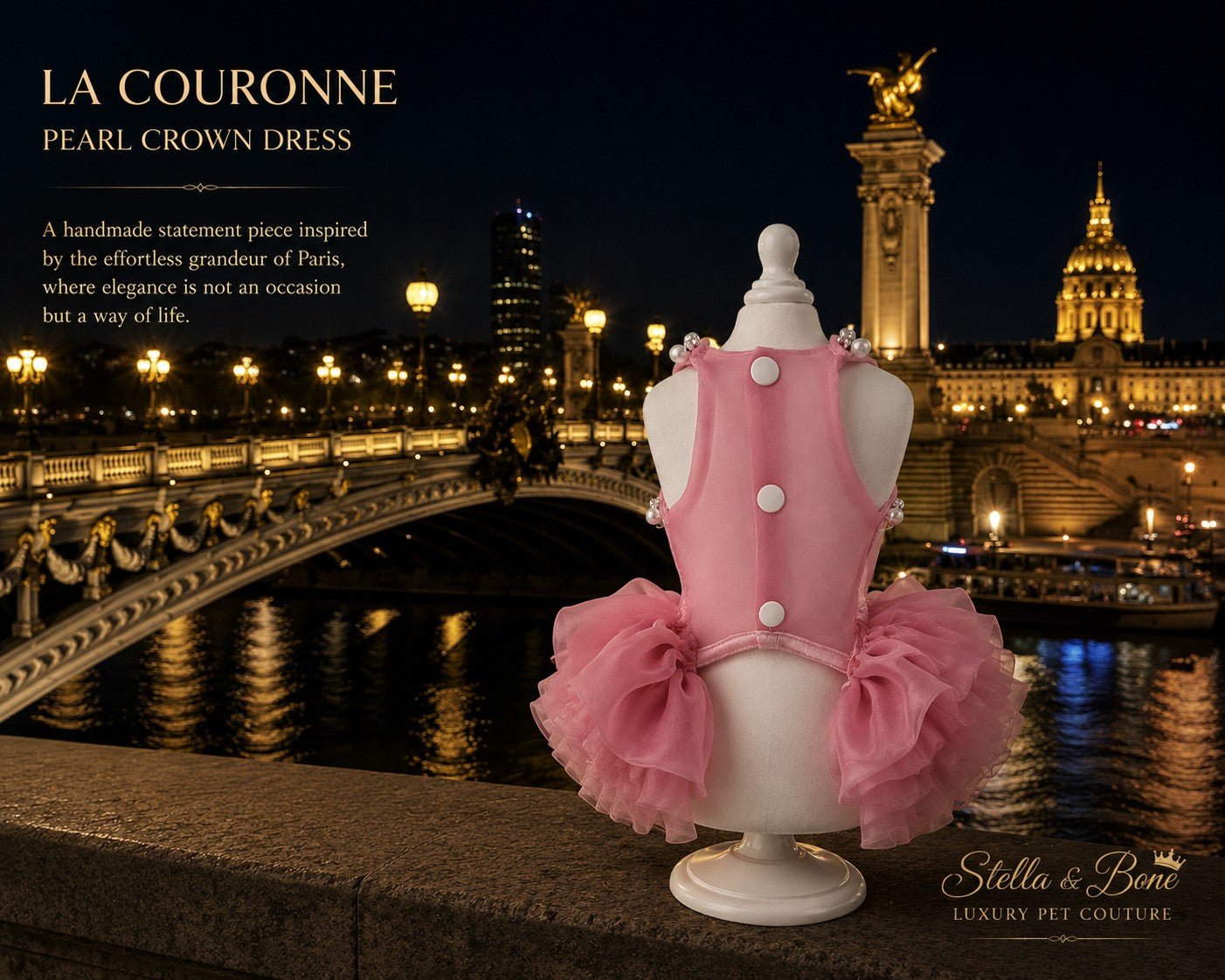 La Couronne | Pearl Crown Dress | Dogs & Cats | Stella & Bone