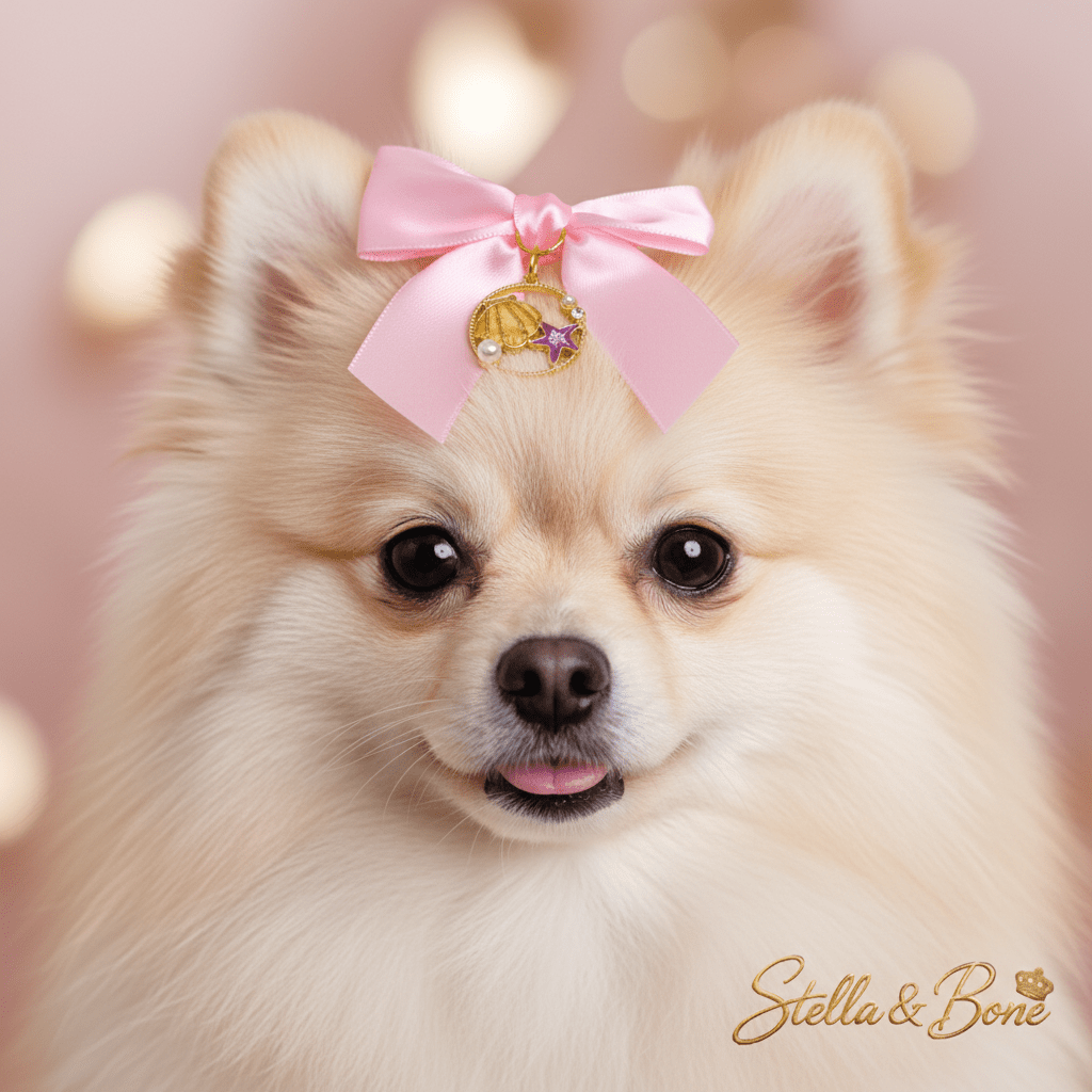 Sea Breeze Satin Dog Hair Accessories | Coastal Couture | Stella & Bone