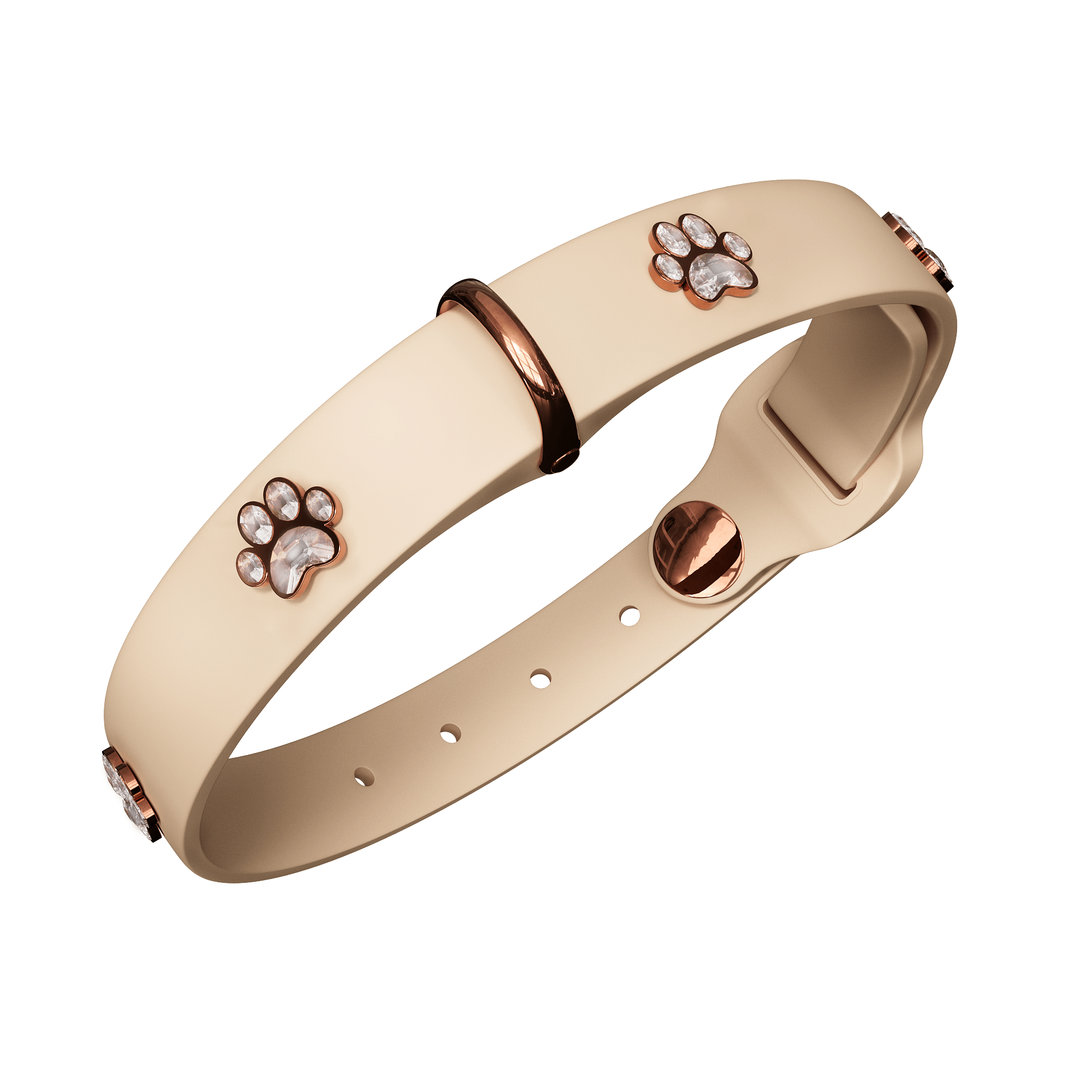 Charm Leather Dog Collar | Paws | Stella & Bone