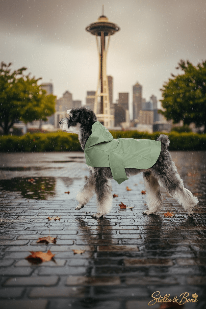 Minimalist Rain Jacket for Dogs & Cats | Beige | Stella & Bone