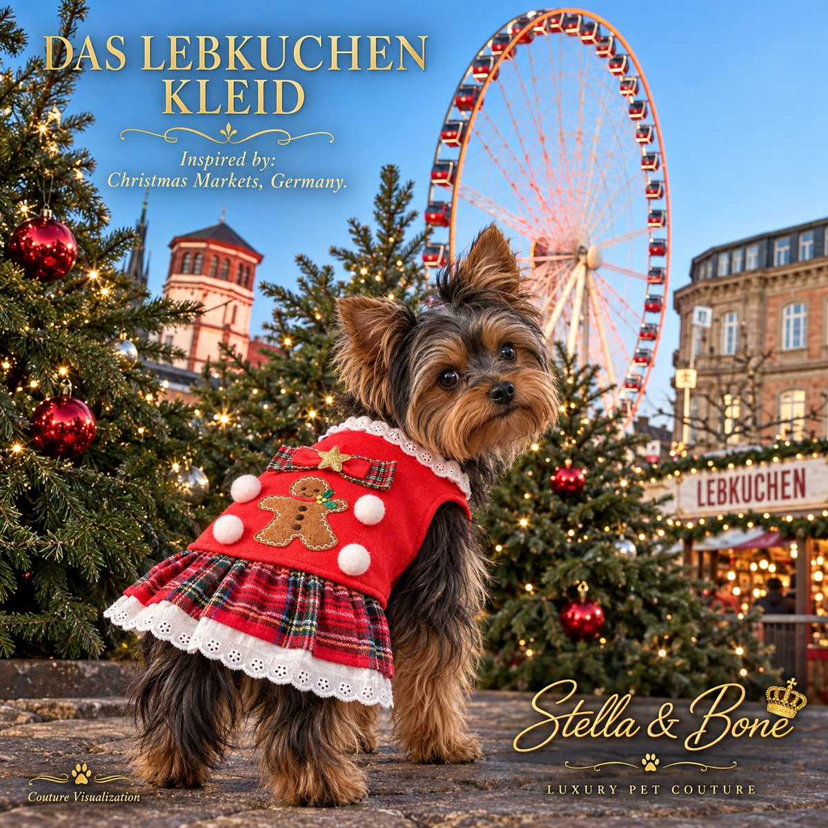 Das Lebkuchen Kleid | Gingerbread Plaid Dress | Stella & Bone