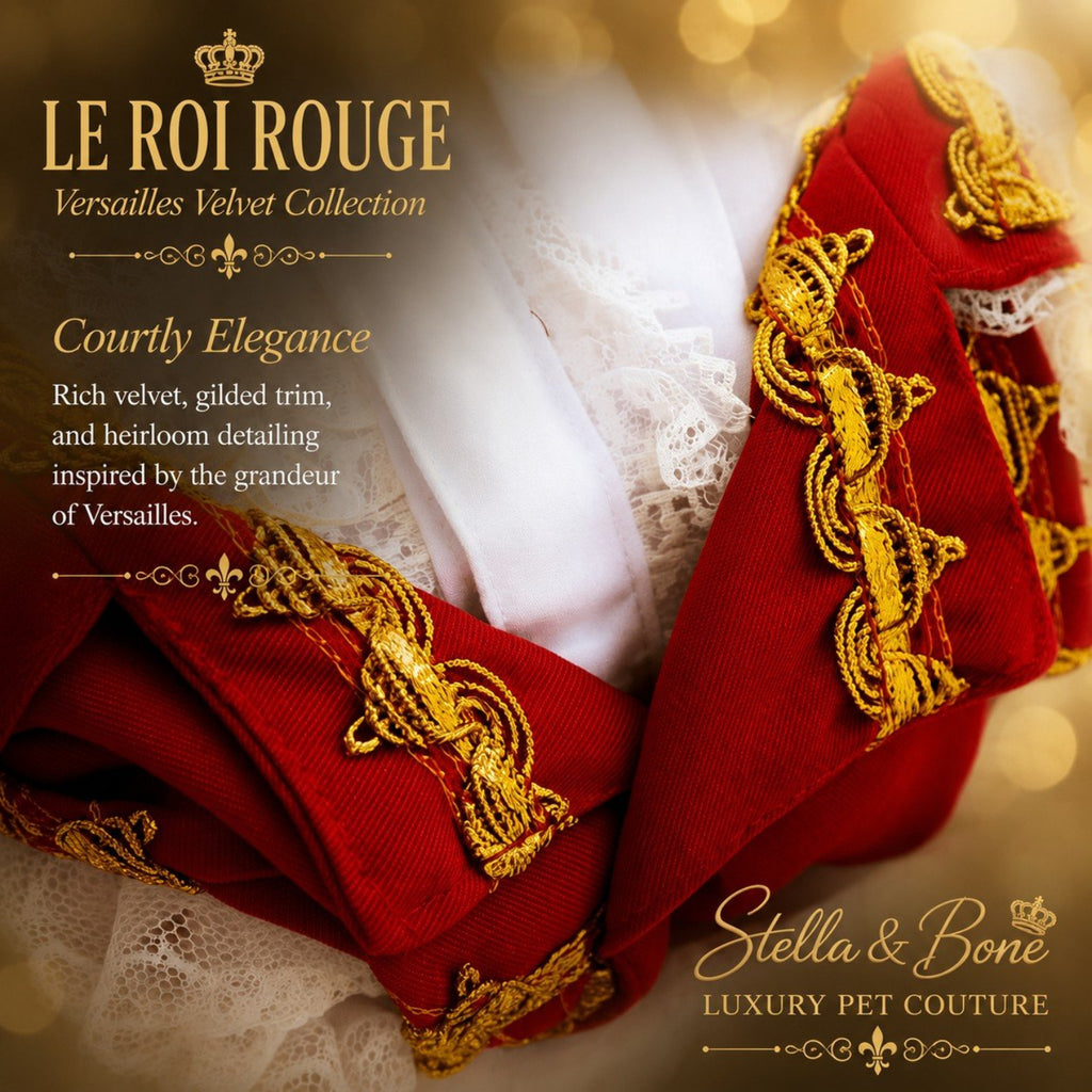 Le Roi Rouge detail showcased in Versailles. Great for destination events, wedding, photo shoots.