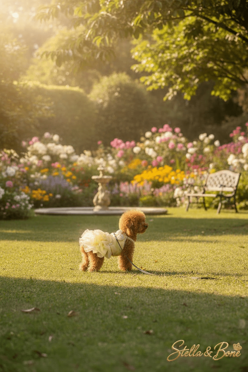 Sunshine Pearl Ruffle Dress | Dogs & Cats | Stella & Bone