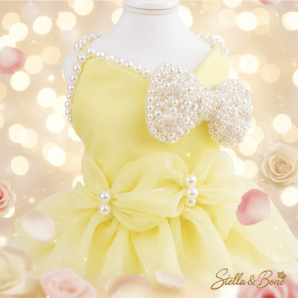 Sunshine Pearl Ruffle Dress | Dogs & Cats | Stella & Bone